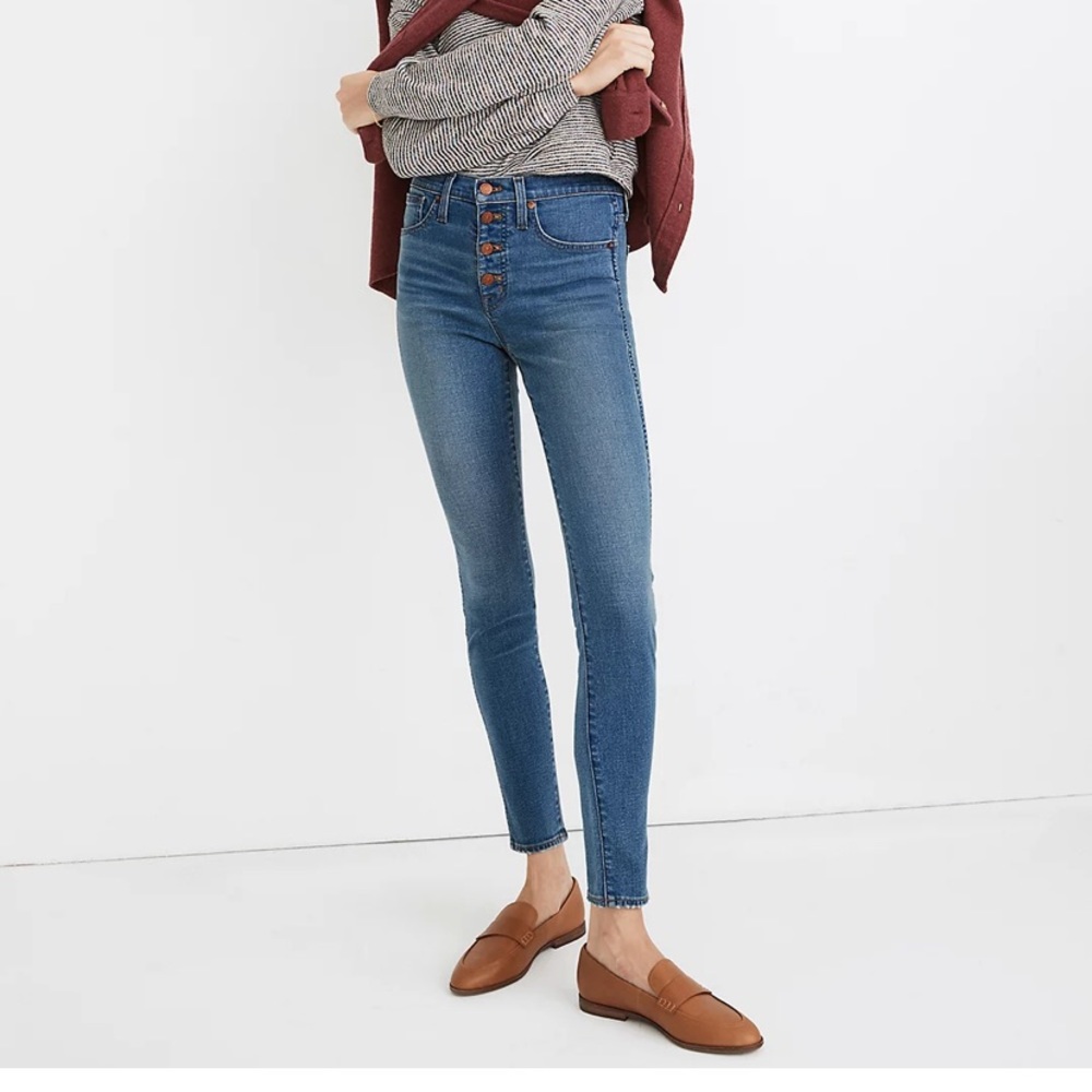 Madewell high rise skinny jeans